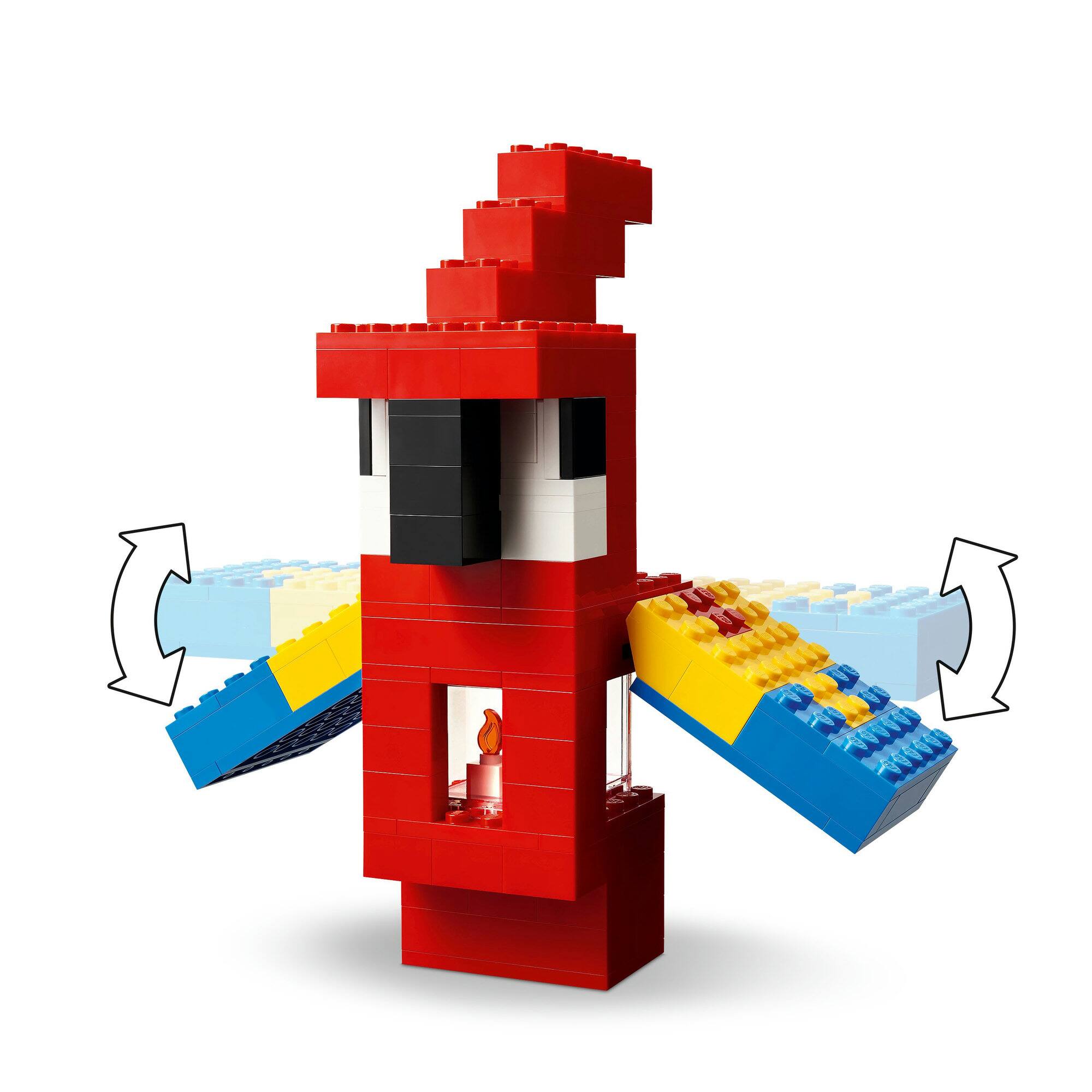LEGO® Minecraft® The Parrot Houses, Buildable Video-Game Set 21282